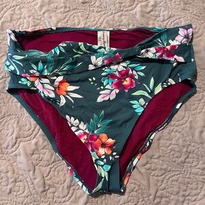 Floral High-Waisted Bikini Bottom / Tommy Bahama